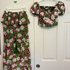 Two Piece Floral Set